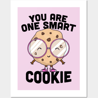 You Are One Smart Cookie | Cute Report Card or Graduation Celebration Posters and Art